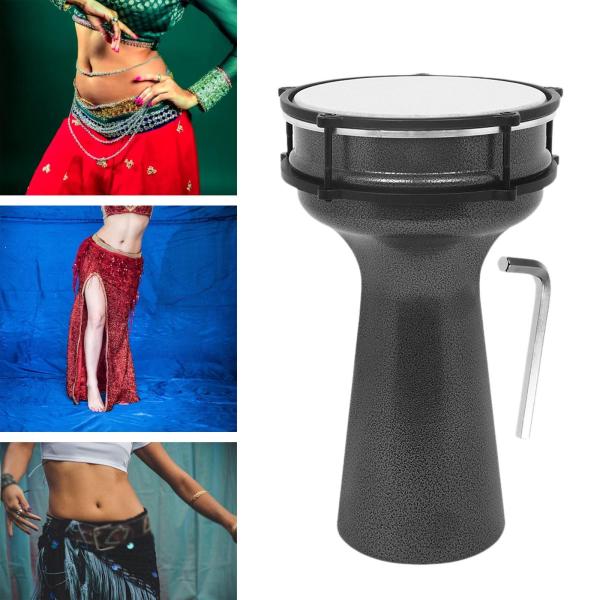 アルミ製ドゥンベックハンドドラム、頑丈、ポータブル、打楽器、子供、初心者、プロ向けのゴブレットドラム