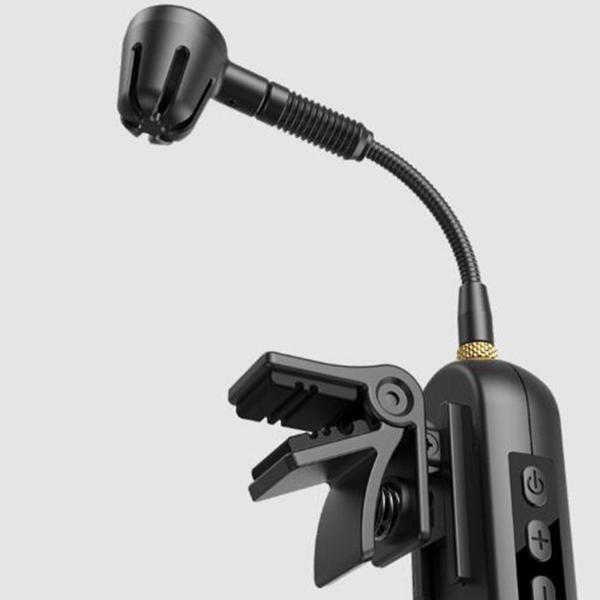 サックスマイク プロフェッショナルトランペット プラグアンドプレイ ホーン レシーバー トランスミッター 1チャンネル