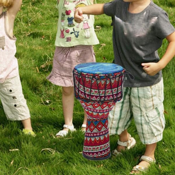ジャンベドラム プロフェッショナルアフリカンドラム 誕生日プレゼント 子供 男の子 女の子 赤