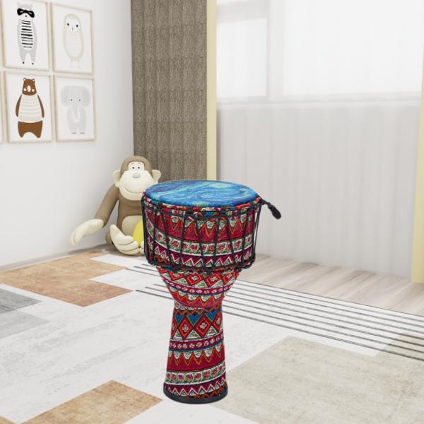 ジャンベドラム プロフェッショナルアフリカンドラム 誕生日プレゼント 子供 男の子 女の子 赤