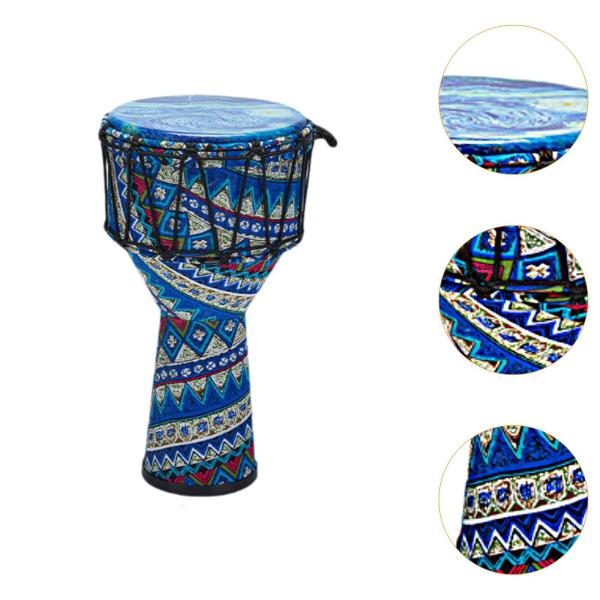 ジャンベドラム プロフェッショナルアフリカンドラム 誕生日プレゼント 子供 男の子 女の子 ブルー