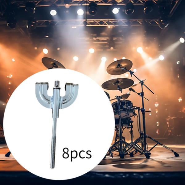8xバスドラム爪耐摩耗性ハードウェア打楽器アクセサリーM6