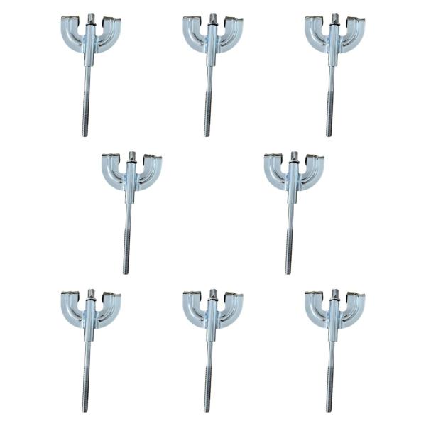 8xバスドラム爪耐摩耗性ハードウェア打楽器アクセサリーM6