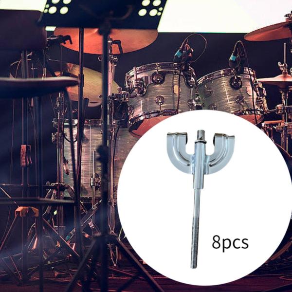 8xバスドラム爪耐摩耗性ハードウェア打楽器アクセサリーM5