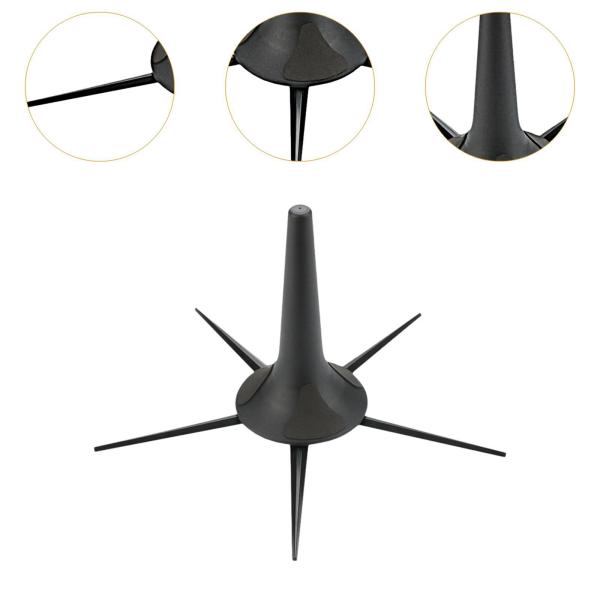 トランペットスタンドホルダー クラリネットサポート 管楽器アクセサリー 軽量折りたたみ式ブラケット ステージコンサート練習ライブ用