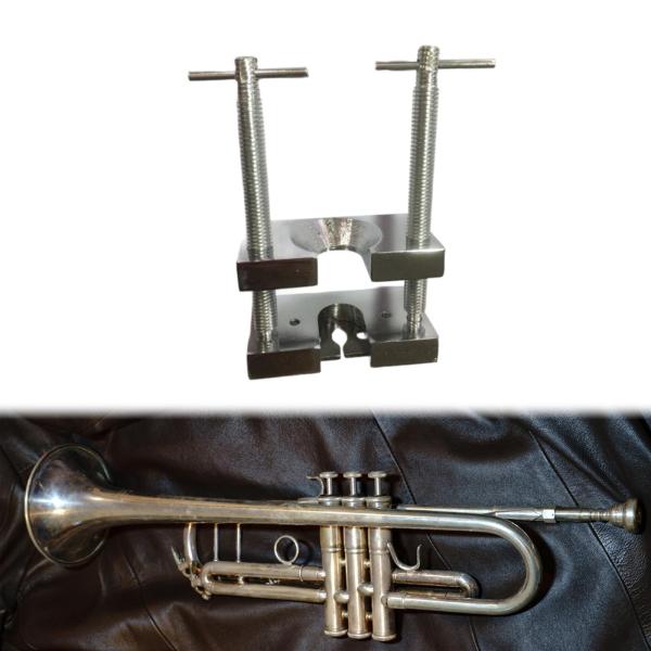 トランペット マウスピース プーラー ツール スチール トロンボーン修理ツール、トランペット マウスピース リムーバー、管楽器 ユーフォニアム アクセ