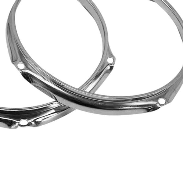 2ピースラグドラムフープセットドラムリング頑丈なプロのドラムパーツメタル交換バッターフープ装飾パフォーマンス , 14インチ6ホール