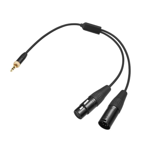 -3.5C-1/2 3.5mm 3.5mmから2プロフェッショナル1〜2ケーブルTRSに男性の女性照明アダプターにアップグレード