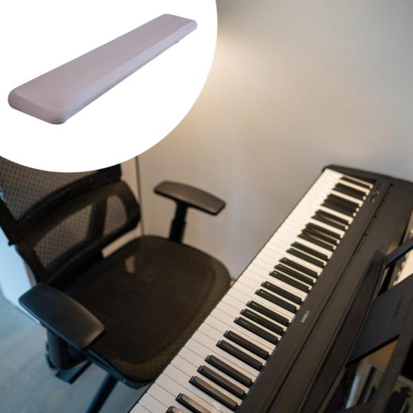 ピアノキーボードカバー 軽量 ポータブル ソフト 楽器保護 グレー 76 88 キー用