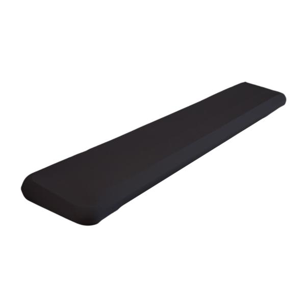 ピアノキーボードカバー 軽量 ポータブル ソフト 楽器保護 ブラック 76 88 キー用