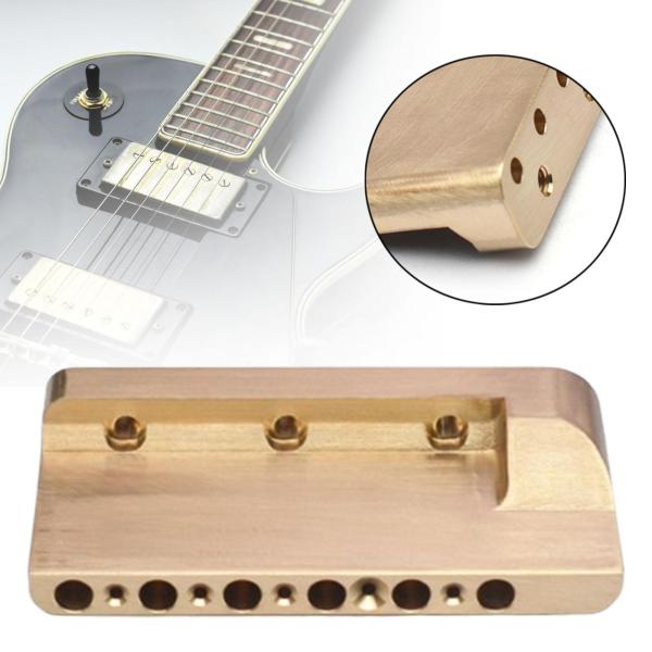 ギターブリッジトレモロブロックトレモロブリッジ使い簡単なヘビーデューティセントエレクトリックギターブリッジベースシングルトレモロギターブリッジ
