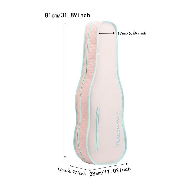 4/4 フルサイズ バイオリンケース 軽量 キャリングケース 旅行 初心者 ギフト ピンク ベージュ