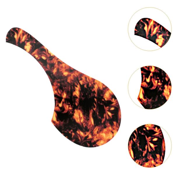 ガードプレートギターピックガードアンチスクラッチセルフスティッキーアコースティックエレキギター交換用ブラウンカメピックガード