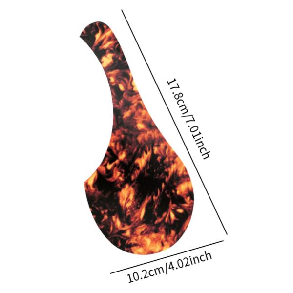 ガードプレートギターピックガードアンチスクラッチセルフスティッキーアコースティックエレキギター交換用ブラウンカメピックガード