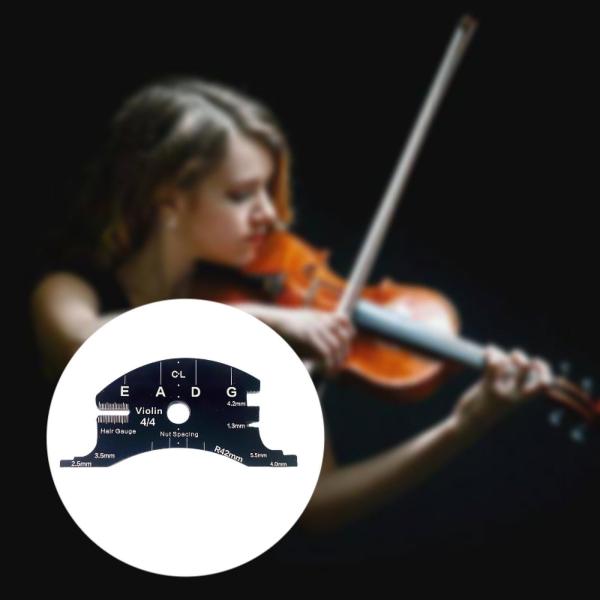 4/4バイオリンブリッジ修理テンプレート楽器橋のクラフトテンプレートプロフェッショナルミュージカルアクセサリー作成修理ツール