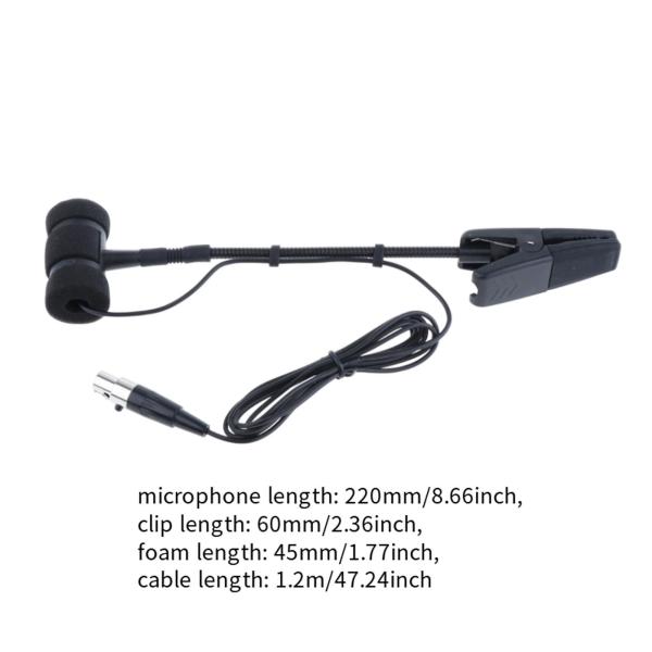 楽器用有線マイク ポータブル楽器用 パート4 サックス用ピン