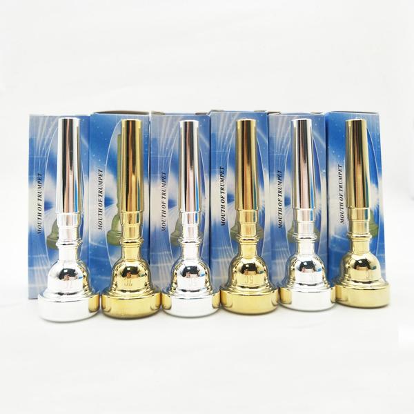 2ピース3cトランペットマウスピースセット交換品質のサウンドポータブルポータブルポータブル機器スペアパーツプロのプレイヤーのためのスペアパーツ