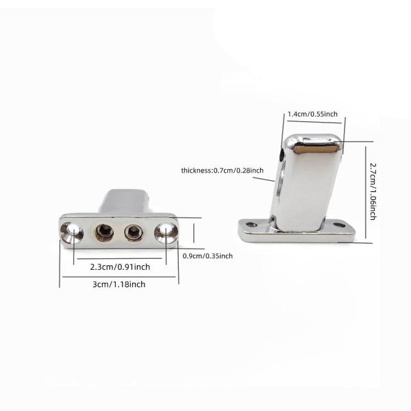 5弦エレキギター用弦ロックナット交換用 エレキギター用 グレー