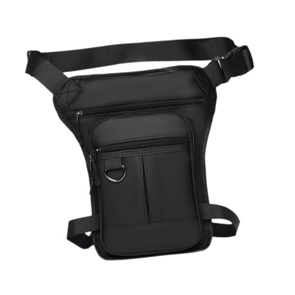 太もも用ドロップレッグバッグ バイク用 トレンディ スポーツパック アウトドア ライディング 旅行用 ブラック