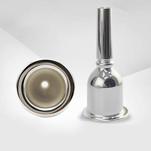 チューバ マウスピース 銀メッキ パフォーマンス プロフェッショナル 練習用楽器アクセサリー 初心者向け 楽器パーツ