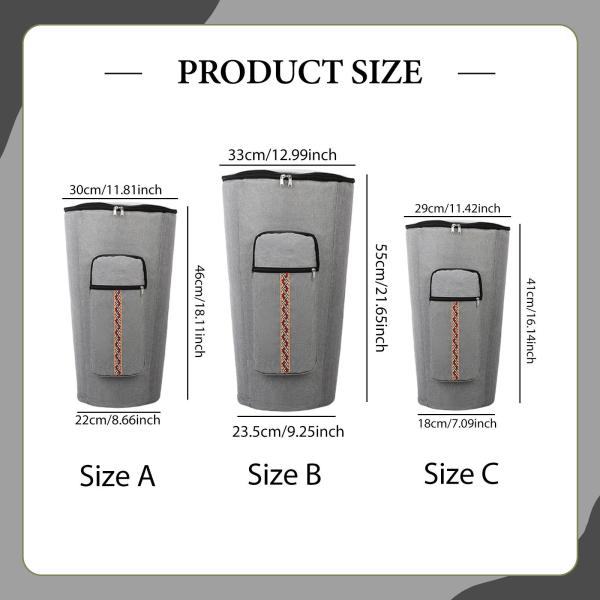 アフリカンドラムバッグ ジャンベバッグ ポータブル 衝突防止 防水 耐