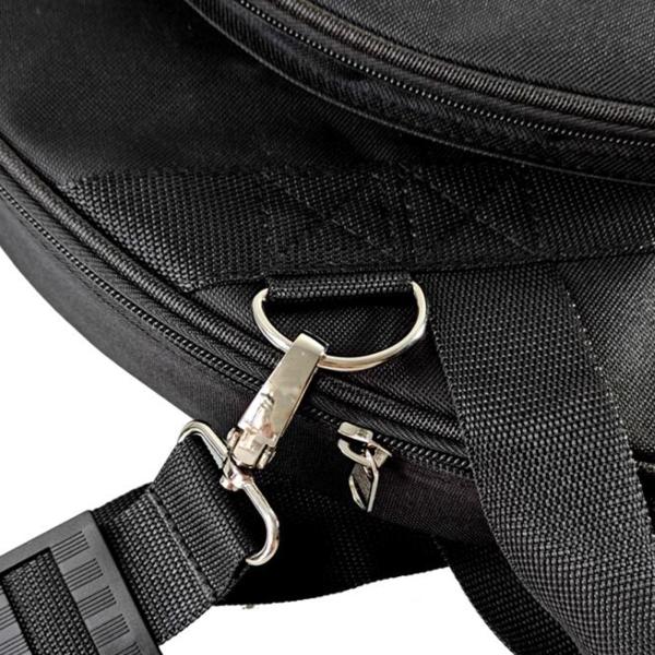 20.87インチ シンバル収納バッグ ハンドバッグ 多機能ショルダーストラップ ホルダーポーチ バックパック ショーステージ 旅行 コンサート 練習用