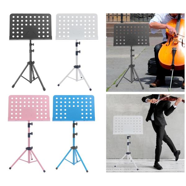 楽器演奏用楽譜スタンド ブックスタンド ミュージシャン初心者向け ブラック