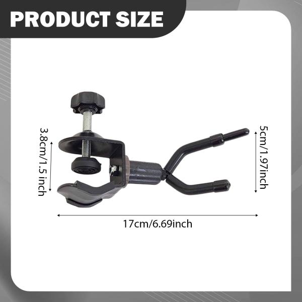 コンサートパフォーマンス用ラックホルダーに取り付ける譜面台延長フッククランプ ホームスタイル1