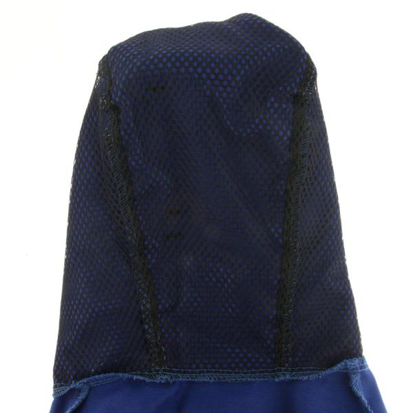 溶接ヘルメットキャップ保護フードネック保護37cmダークブルー
