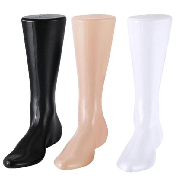 等身大の男性マネキンフットシューズサポートフットモデル用ソックスジュエリーショップブラック