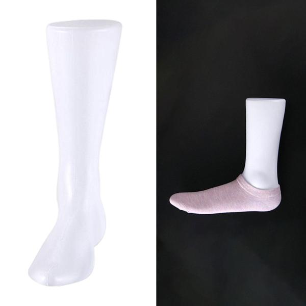 ホワイト マネキンの足 マネキン フット ソックス モデル ジュエリー ディスプレイ スタンド