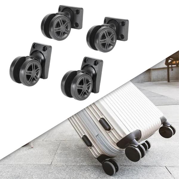 4x 荷物用ホイール ユニバーサル耐摩耗性柔軟なアクセサリー トランクホイール