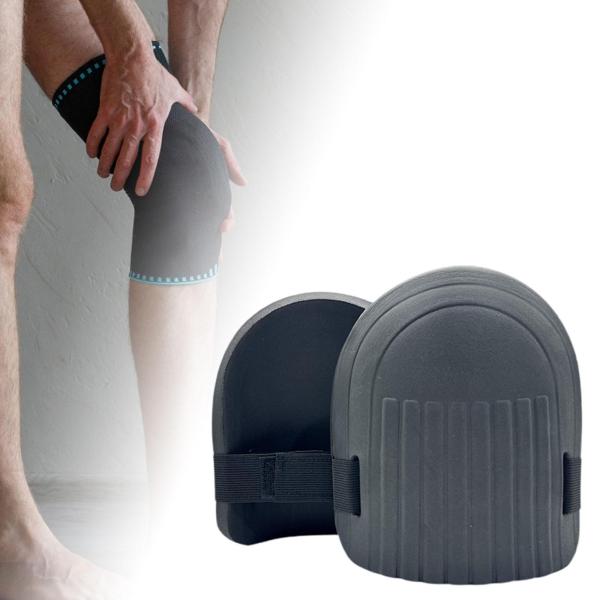 1ペア EVAフォームガーデニング膝パッド防水膝プロテクター住宅所有者用ブラック