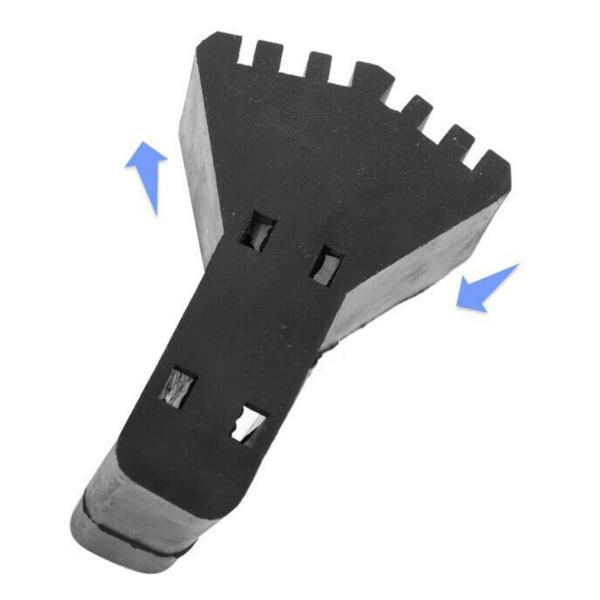 4個入りはしご足カバー、折りたたみはしご足パッド、はしごアクセサリー、ゴム製で取り付け簡単クッション、家庭用はしご足マット