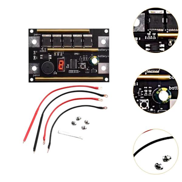 スポット溶接機セットサーキットボード溶接ツール電子愛好家向けの正確な汎用性の高い12Vバッテリーストレージ