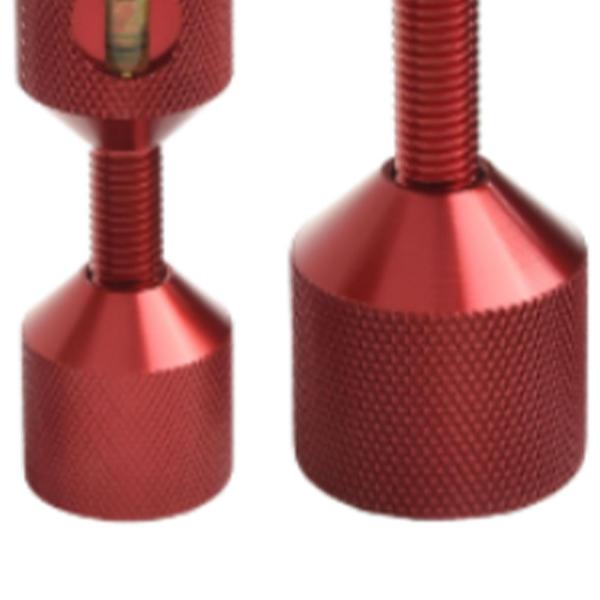 4x 2つの穴アライメントピン2つのホールフランジアライメントピン設定されたレベルの軽量レッド2ホールフランジアライメントピン