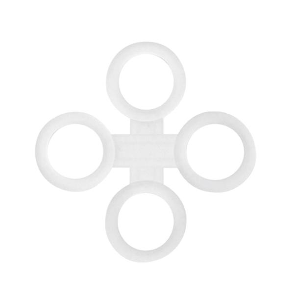 2個のユニバーサルスキューバダイビング用シリコンシュノーケルキーパーホルダー