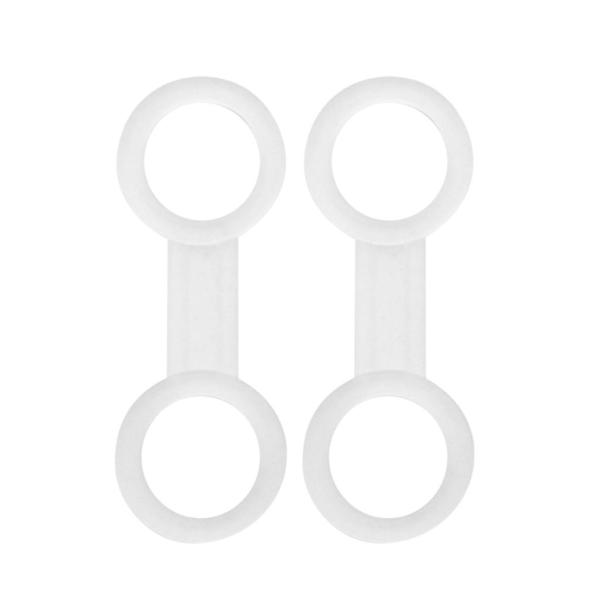 2個のユニバーサルスキューバダイビング用シリコンシュノーケルキーパーホルダー