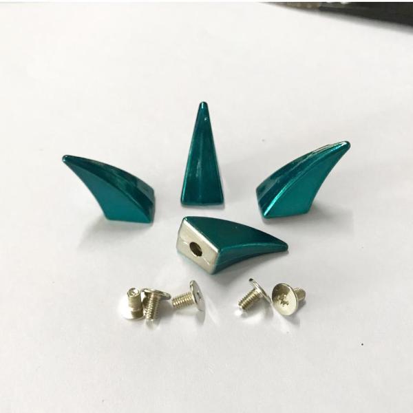 ホーン形 レザークラフト用 個性変装 DIY服飾り  悪魔デザイン ネジ付き 5本入り全8色選べ