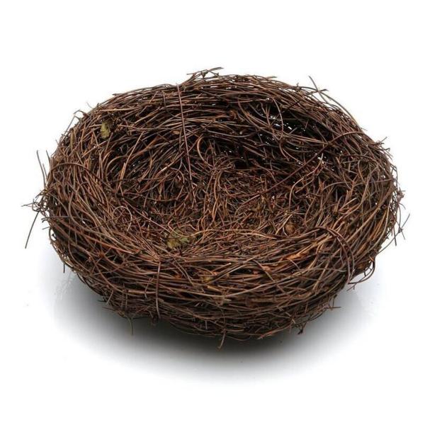 バードハウス 手作り ラタン 鳥の巣 10サイズ選択  工芸品 窓の装飾 収納バスケット