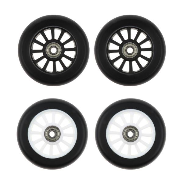 1ペアPU100mmスクーターホイールにスピードスケートトロリー屋外スケートキット
