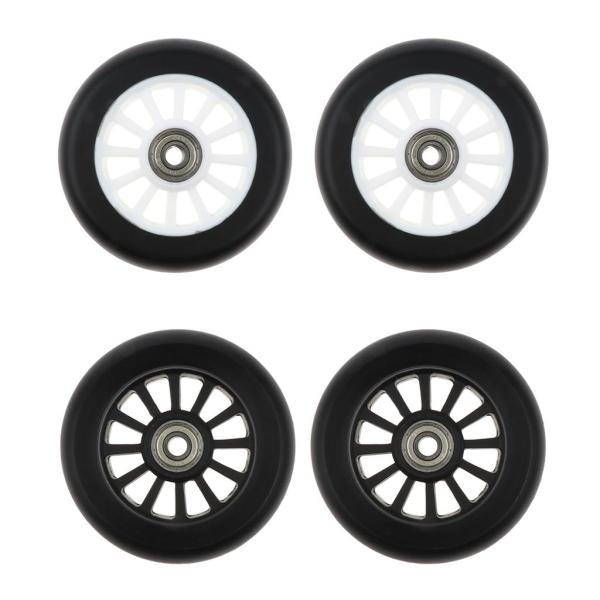 1ペアPU100mmスクーターホイールにスピードスケートトロリー屋外スケートキット