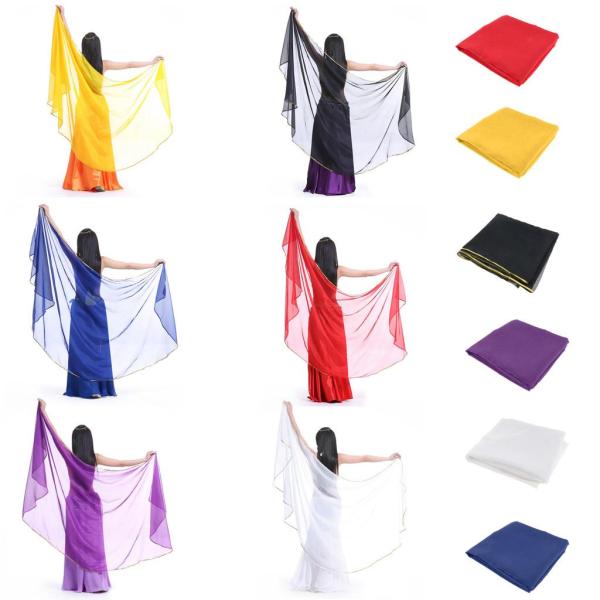 ベリーダンス   ダンススカーフ ベール レディース ヒップラップ 華やか 軽量 250×120cm  全6色