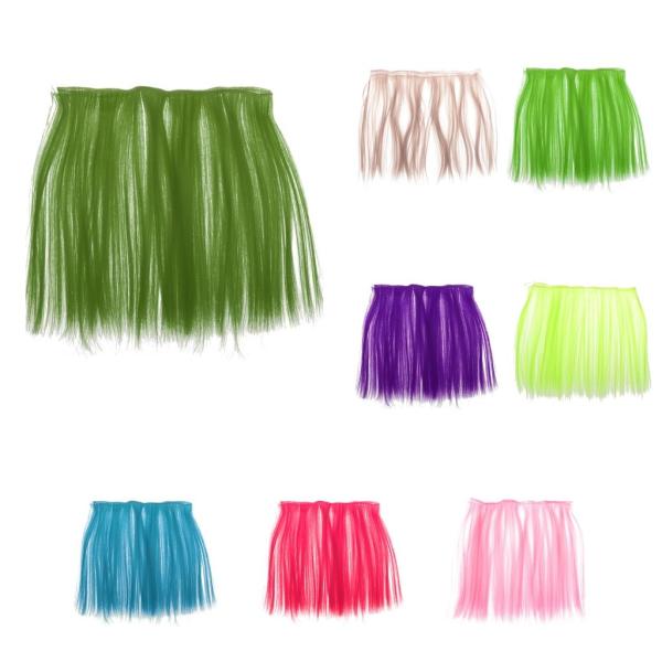 ドールウィッグ  ストレートロングヘア 人形DIY＆修理アクセサリー 8色