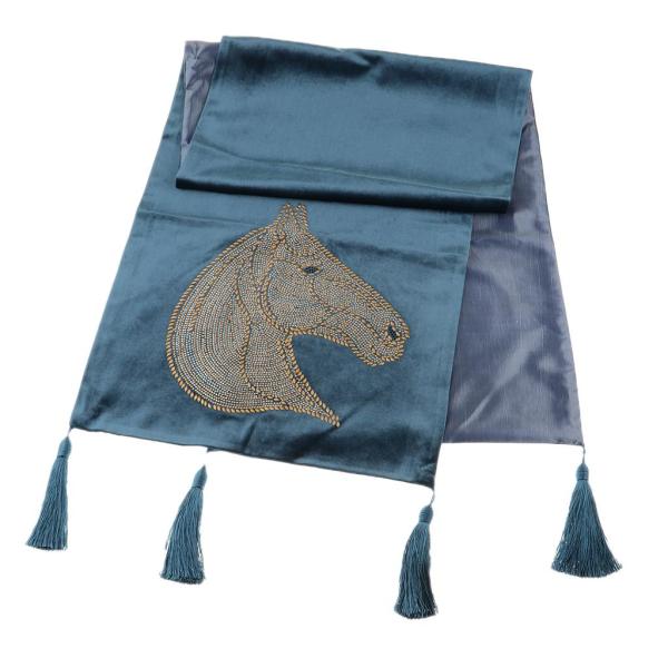のランナー装飾ベッド家具カバースローベッド装飾アクセサリー馬の頭