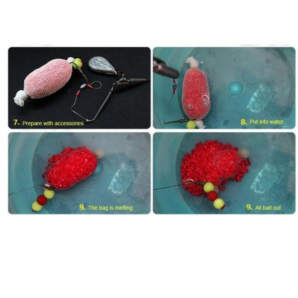5m PVA 鯉釣りネット ユニバーサル リフィル ストッキング メッシュバッグ ソリッド用
