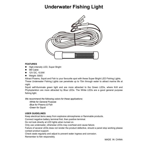 LED水中集魚灯 集魚ライト 12v 高輝度 180 LED搭載 夜釣りファインダー 水中ライト 緑/青/白