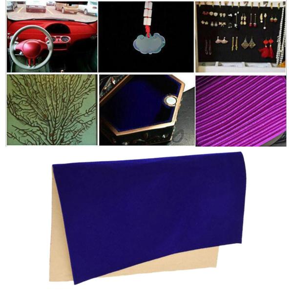 自己粘着ベルベット生地DIYライナーペーパーエリー引き出しライナーアートクラフト