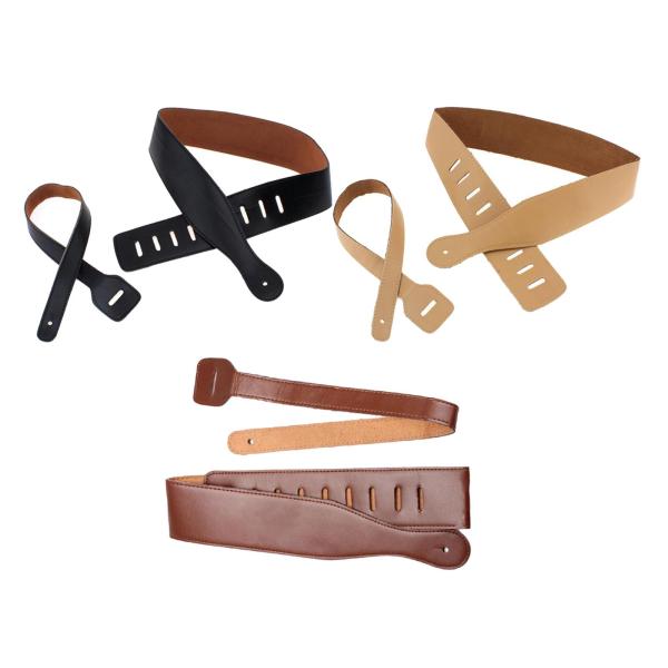 ヴィンテージ快適なギターストラップアコースティックフォークギター用低音ベルト110〜130センチメートル3色