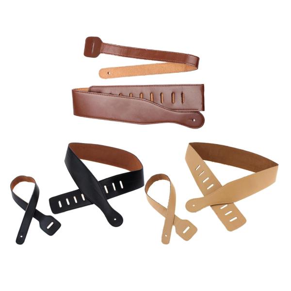 ヴィンテージ快適なギターストラップアコースティックフォークギター用低音ベルト110〜130センチメートル3色